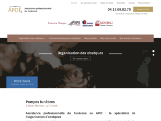 Détails : APDF : agence funéraire pour vos obsèques à Nice 